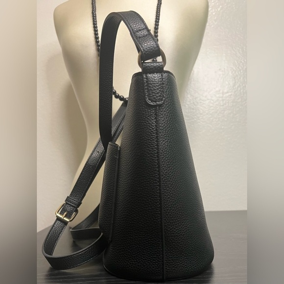 Nanette Lepore Loren Black Bucket Bag Purse - Picture 6 of 15